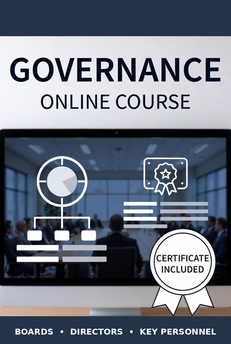 Governance for Key Personnel (Online Course) - Veyora
