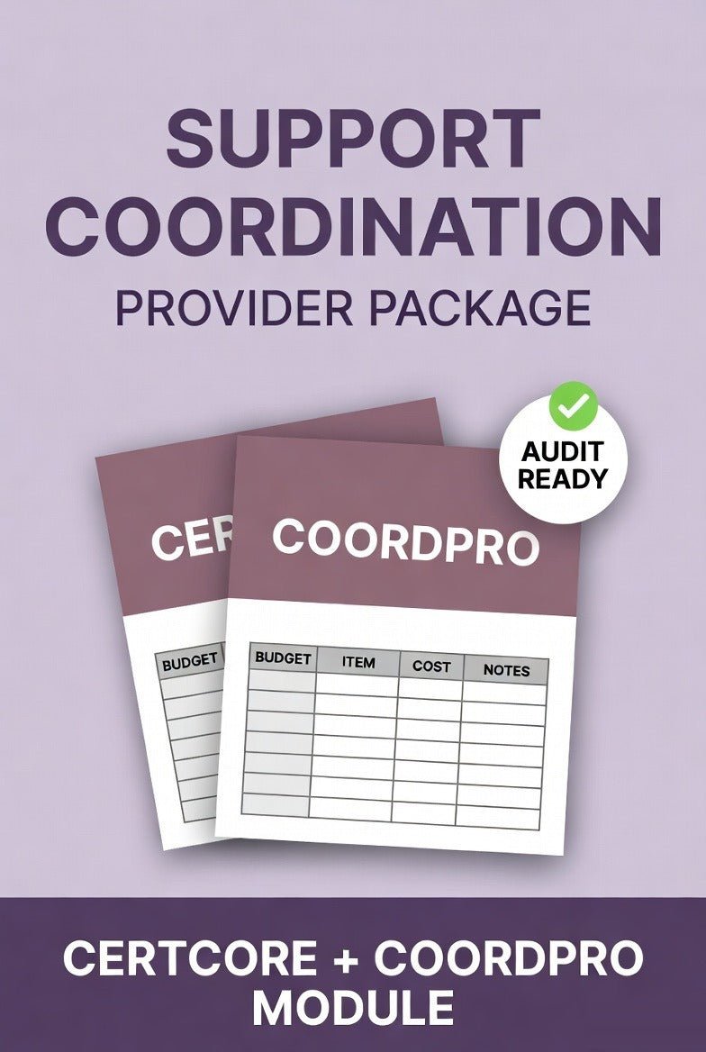Support Coordination Provider Package - Veyora
